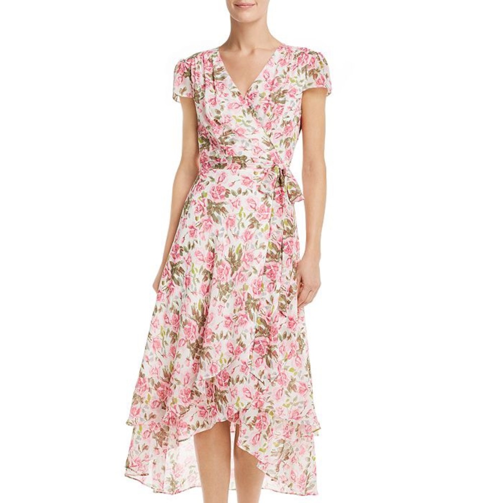 Rose wrap dress
